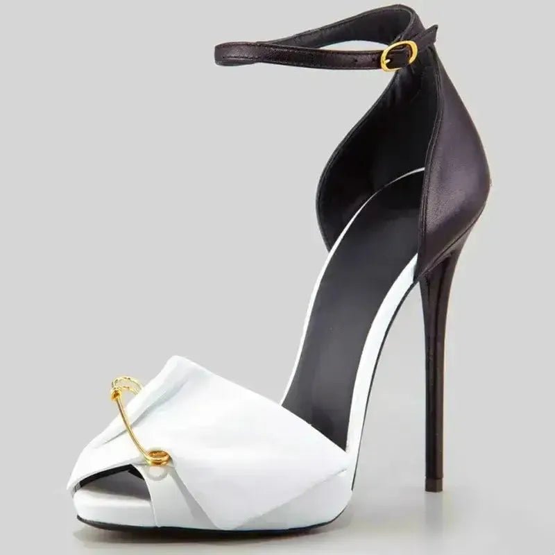 Pin Design High Heel Sandals Pumps - StepByStep