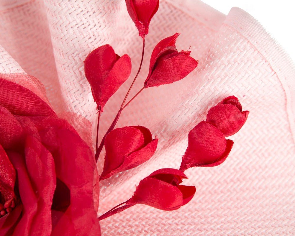 Pink & red racing fascinator by Fillies Collection - StepByStep