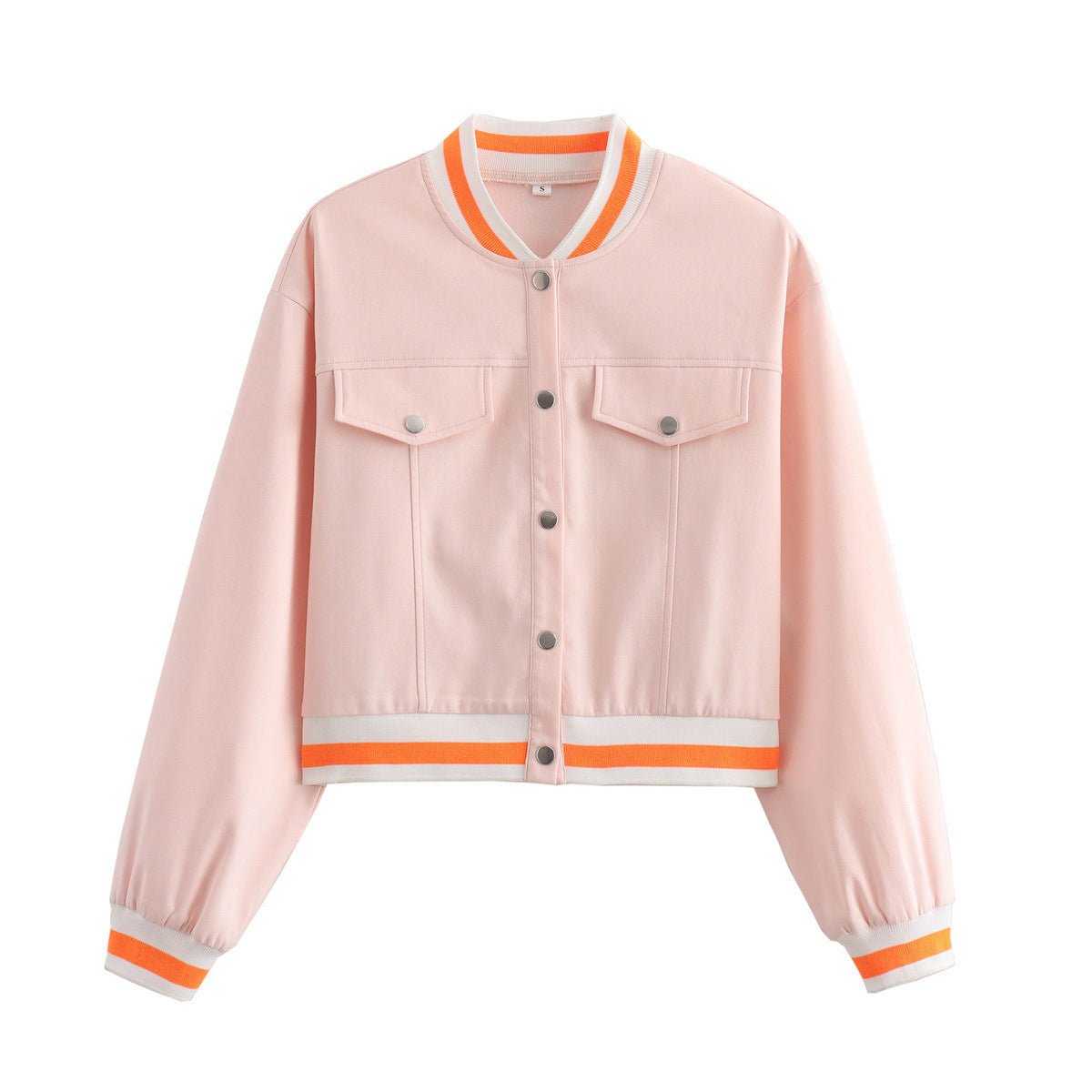 Pink Short Baseball - Style Jacket For Women, Williamsburg, BYMANYC New York. - StepByStep