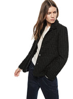 Pinstripe Crinkle Jacket - StepByStep