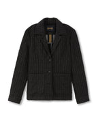 Pinstripe Crinkle Jacket - StepByStep