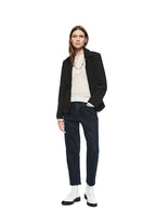 Pinstripe Crinkle Jacket - StepByStep