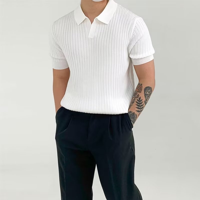Men’s Classic-Collar Polo Shirt — Image 3