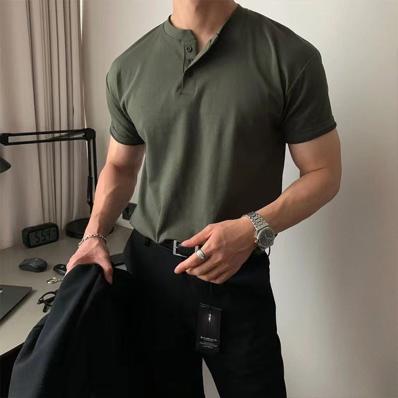 Men’s Three-Button Polo Shirt — Image 1