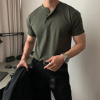 Men’s Three-Button Polo Shirt — Image 1
