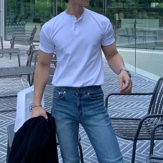 Men’s Three-Button Polo Shirt — Image 4