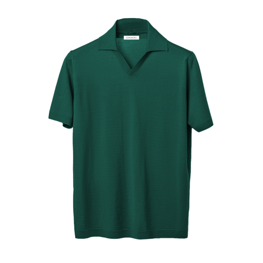 Polo Uomo Maniche Corte Pura Lana Merino Extrafine - StepByStep