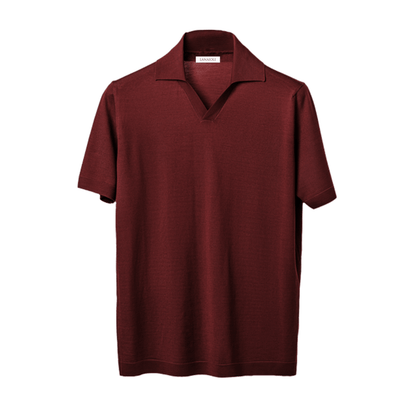 Polo Uomo Maniche Corte Pura Lana Merino Extrafine - StepByStep