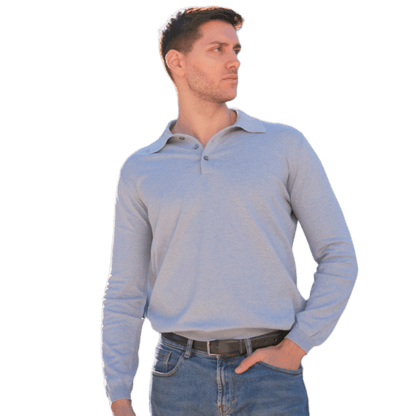 Polo Uomo Maniche Lunghe 100% Cotone ELS - StepByStep