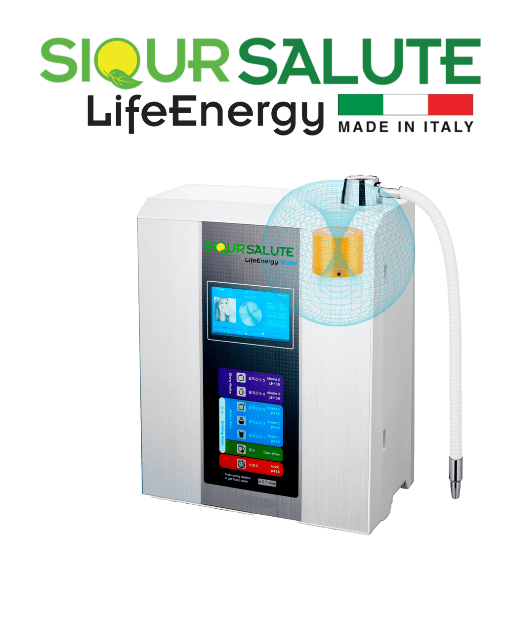 Purifier&Ionizer of water LifeEnergy WATER - StepByStep