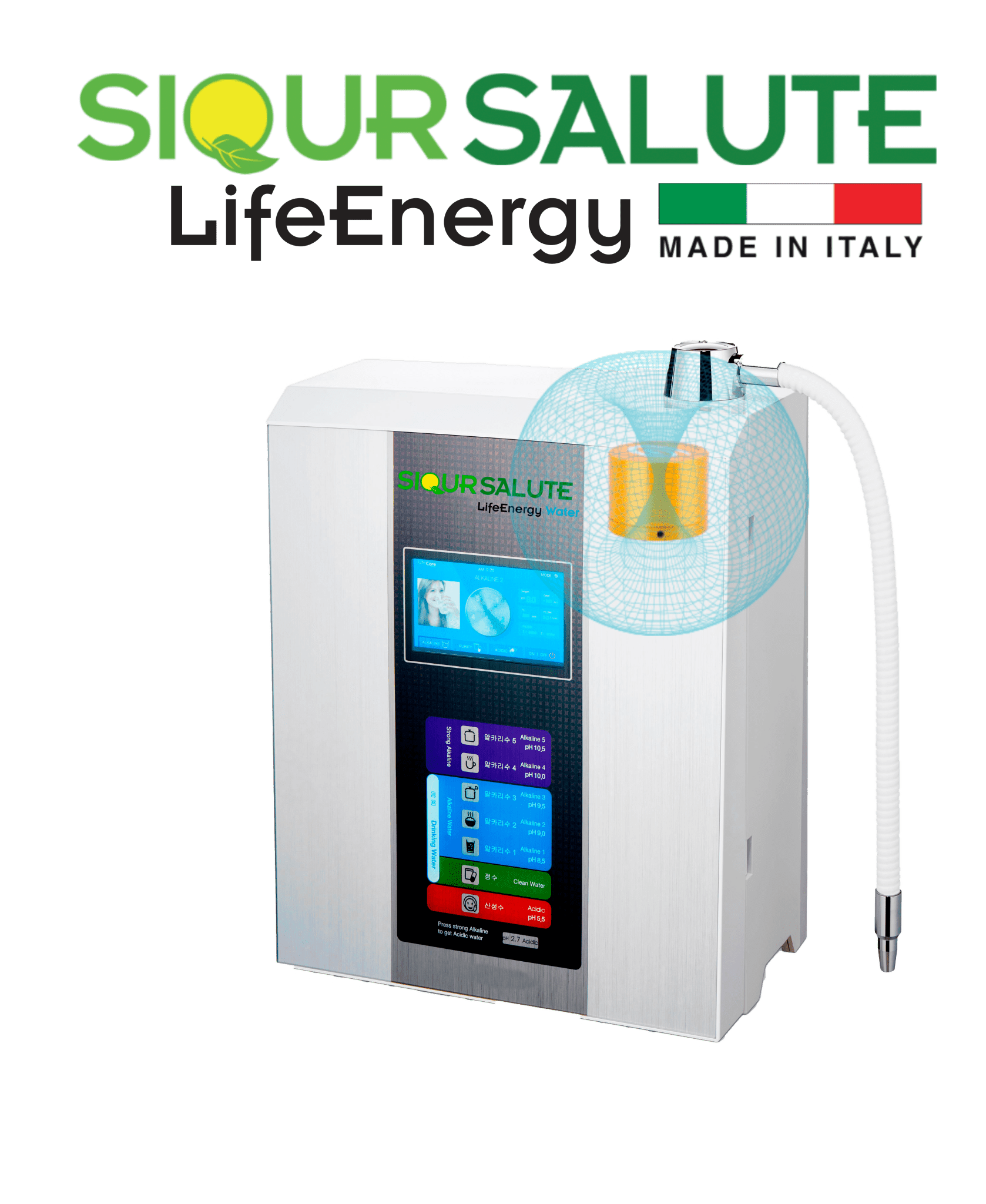 Purifier&Ionizer of water LifeEnergy WATER - StepByStep