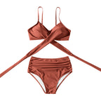 Push Up Bikini Women Swimsuits 2026 Sexy Swimwear Female Brazilian Bikini Set High Waist Biquini Swimming Suits Solid Beachwear - StepByStepNow