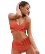 Push Up Bikini Women Swimsuits 2026 Sexy Swimwear Female Brazilian Bikini Set High Waist Biquini Swimming Suits Solid Beachwear - StepByStepNow