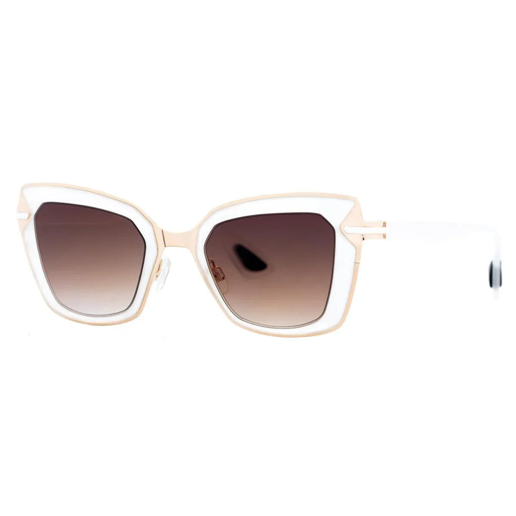 AirDP Rio de Janeiro C1 sunglasses in gold, brown, transparent