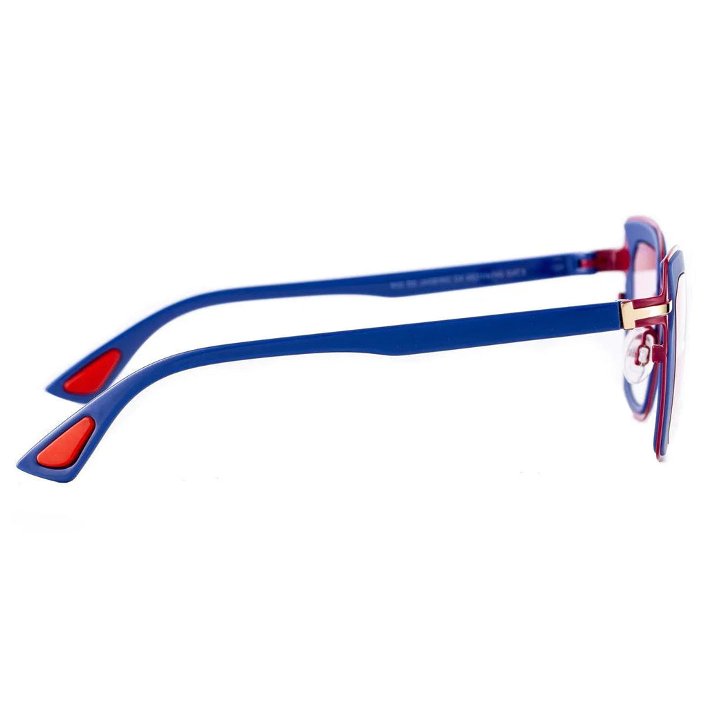 AirDP Rio de Janeiro C4 sunglasses in gold, blue, red