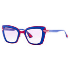 AirDP Rio de Janeiro C4 sunglasses in gold, blue, red