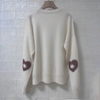 Rowan M518 Manica Patche Jacquard Maglia Pullover Inverno O - Collo Manica lunga Maglione femminile Classico Casual Lady Top 2026 - StepByStepNow