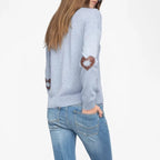 Rowan M518 Manica Patche Jacquard Maglia Pullover Inverno O - Collo Manica lunga Maglione femminile Classico Casual Lady Top 2026 - StepByStepNow