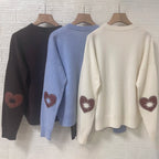 Rowan M518 Manica Patche Jacquard Maglia Pullover Inverno O - Collo Manica lunga Maglione femminile Classico Casual Lady Top 2026 - StepByStepNow