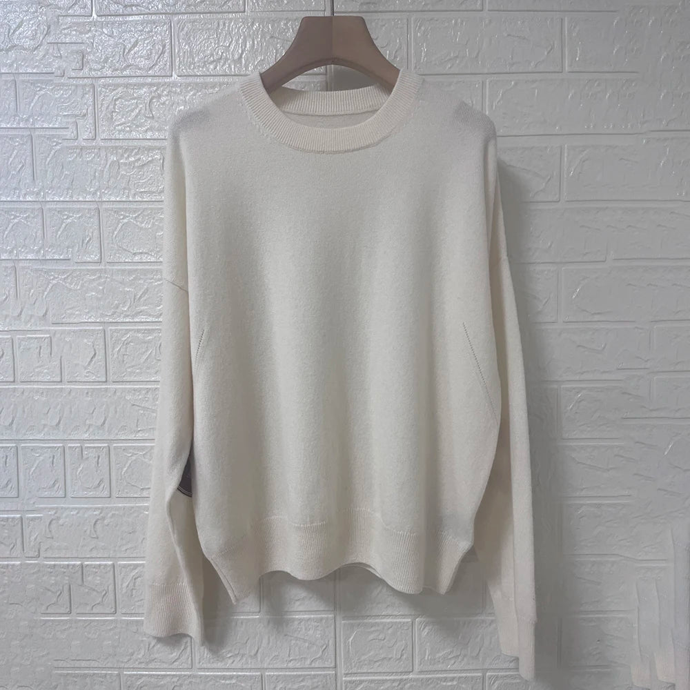 Rowan M518 Manica Patche Jacquard Maglia Pullover Inverno O - Collo Manica lunga Maglione femminile Classico Casual Lady Top 2026 - StepByStepNow