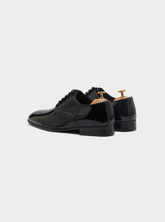 Scarpa derby cerimonia 100% pelle lucida - StepByStep