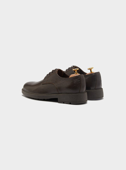 Scarpa derby in 100% pelle martellata - StepByStep
