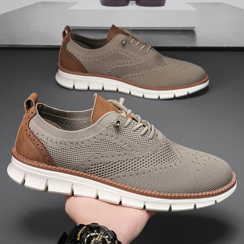 Scarpe casual da uomo Breeze Oxford alla moda Moda formale Business Scarpe urbane traspiranti per uomo Scarpe da ginnastica antiscivolo per uomo - StepByStepNow