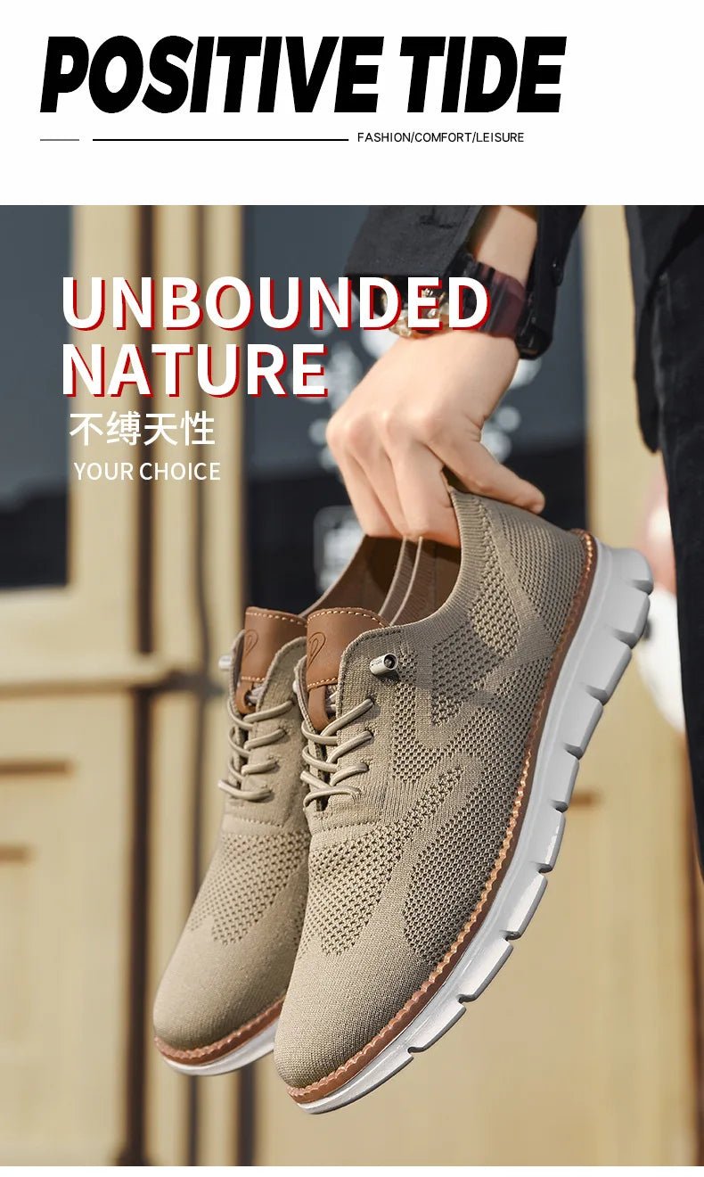 Scarpe casual da uomo Breeze Oxford alla moda Moda formale Business Scarpe urbane traspiranti per uomo Scarpe da ginnastica antiscivolo per uomo - StepByStepNow