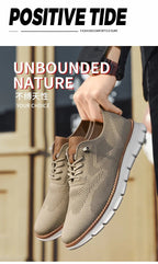 Scarpe casual da uomo Breeze Oxford alla moda Moda formale Business Scarpe urbane traspiranti per uomo Scarpe da ginnastica antiscivolo per uomo - StepByStepNow