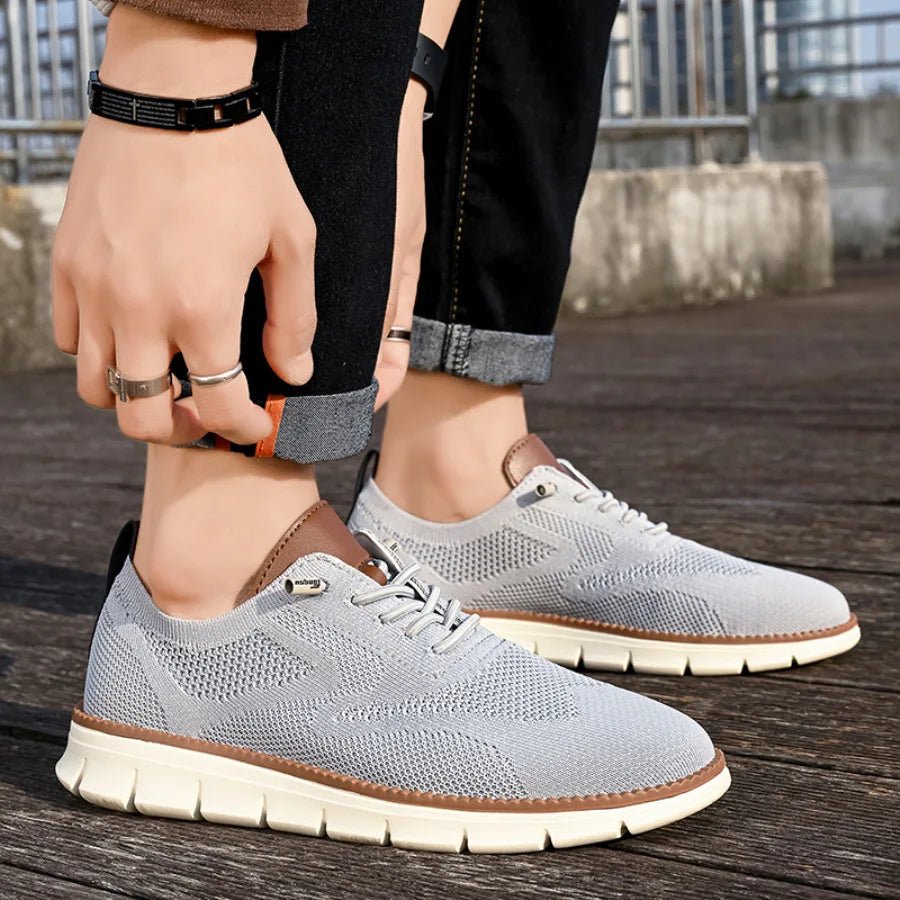 Scarpe casual da uomo Breeze Oxford alla moda Moda formale Business Scarpe urbane traspiranti per uomo Scarpe da ginnastica antiscivolo per uomo - StepByStepNow