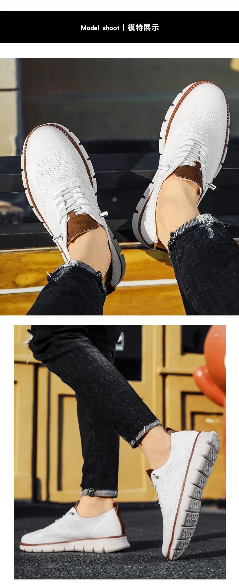 Scarpe casual da uomo Breeze Oxford alla moda Moda formale Business Scarpe urbane traspiranti per uomo Scarpe da ginnastica antiscivolo per uomo - StepByStepNow