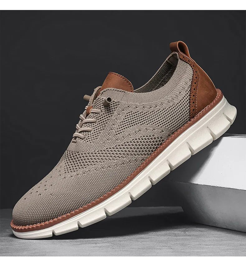 Scarpe casual da uomo Breeze Oxford alla moda Moda formale Business Scarpe urbane traspiranti per uomo Scarpe da ginnastica antiscivolo per uomo - StepByStepNow