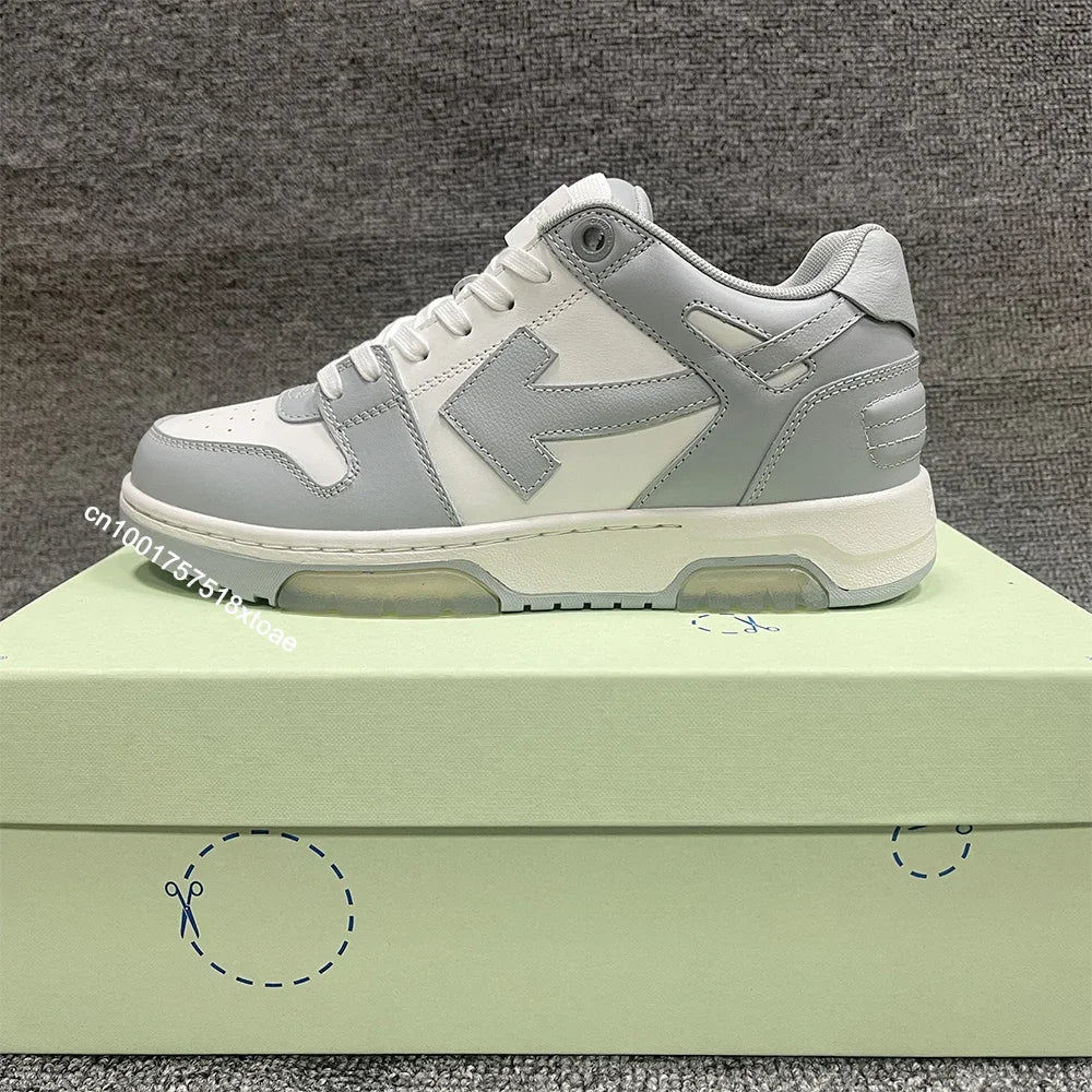 Scarpe da skateboard bianche/nere di alta qualità per uomo e donna Scarpe da ginnastica basse casual estive alla moda per passeggiate - StepByStepNow