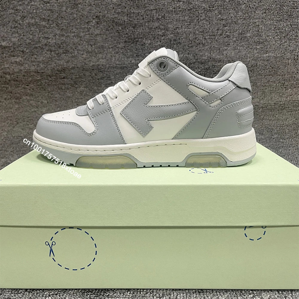 Scarpe da skateboard bianche/nere di alta qualità per uomo e donna Scarpe da ginnastica basse casual estive alla moda per passeggiate - StepByStepNow