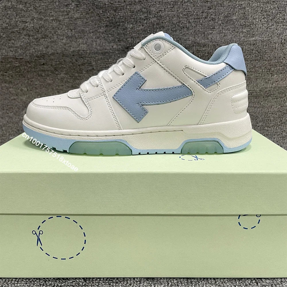 Scarpe da skateboard bianche/nere di alta qualità per uomo e donna Scarpe da ginnastica basse casual estive alla moda per passeggiate - StepByStepNow