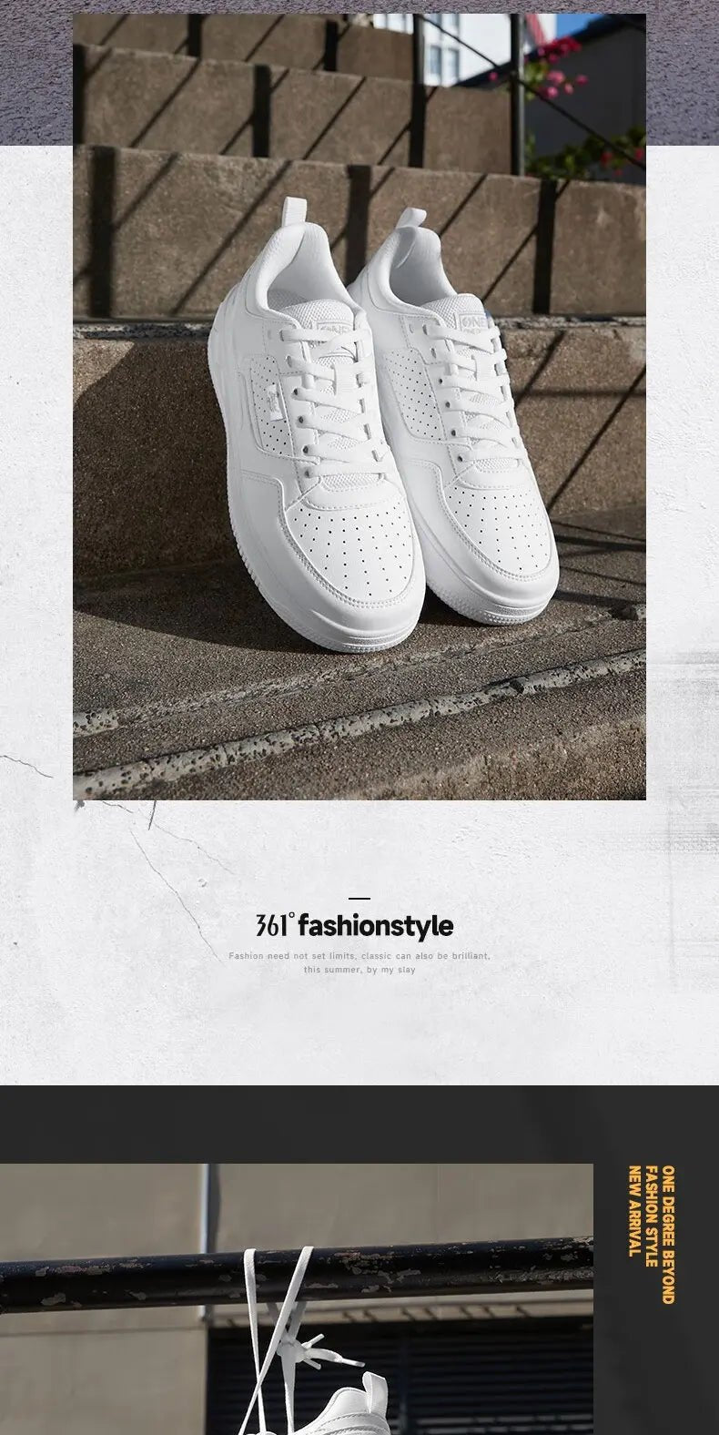 Scarpe sportive da donna a 361 gradi Trend All - Match Sneakers femminili Casual traspiranti antiscivolo resistenti all'usura con suola spessa - StepByStepNow