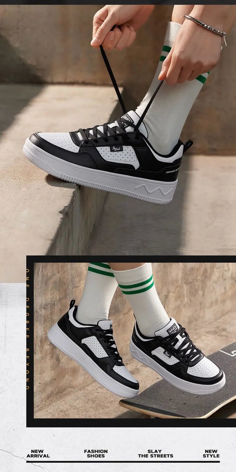 Scarpe sportive da donna a 361 gradi Trend All - Match Sneakers femminili Casual traspiranti antiscivolo resistenti all'usura con suola spessa - StepByStepNow