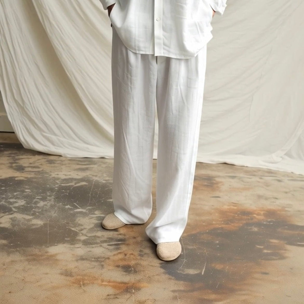 Men’s Cotton-Linen Shirt and Trousers Set — Image 5