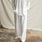 Men’s Cotton-Linen Shirt and Trousers Set — Image 4