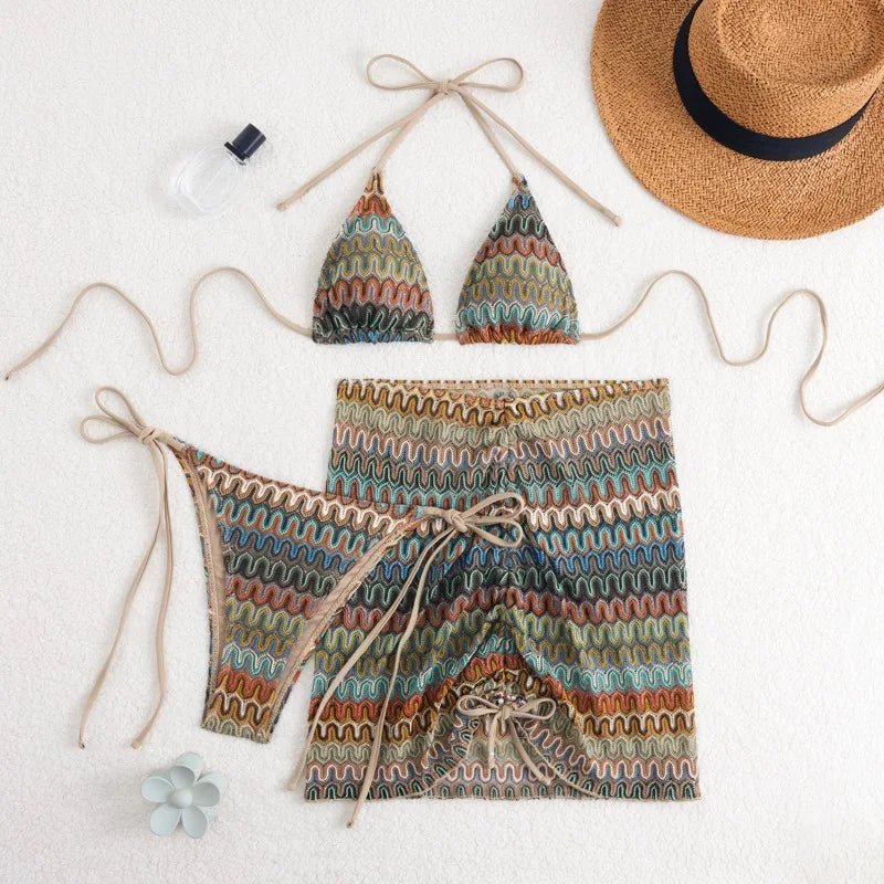 Women’s Three-Piece Swim Set — Image 5