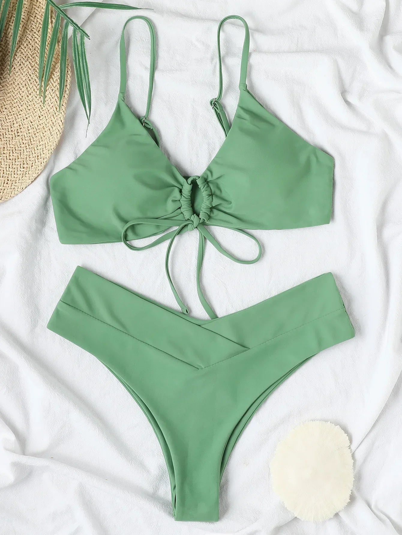 Sexy Summer Swimwear Thong Bikini 2026 Women Lace-up Swimsuits Swimming Bathing Suit Brazilian Bikinis Set Mujer Biquini - StepByStepNow