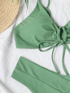Sexy Summer Swimwear Thong Bikini 2026 Women Lace-up Swimsuits Swimming Bathing Suit Brazilian Bikinis Set Mujer Biquini - StepByStepNow