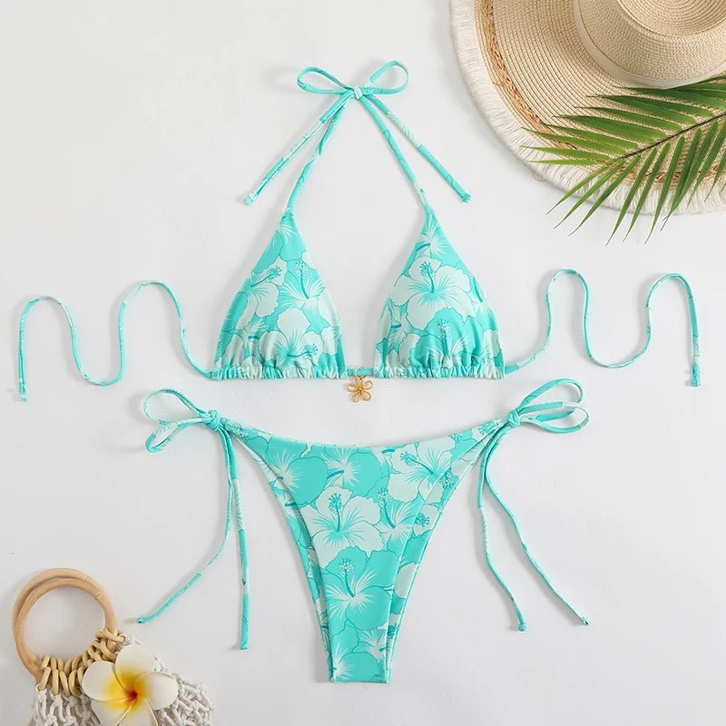 Sexy Swimsuit Women's Bikinis Swimwear Woman 2026 Bathing Suit 3 Piece Triangle Bikinis Sets Beach Dress Wear Cover Up Beachwear - StepByStepNow