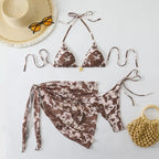 Sexy Swimsuit Women's Bikinis Swimwear Woman 2026 Bathing Suit 3 Piece Triangle Bikinis Sets Beach Dress Wear Cover Up Beachwear - StepByStepNow