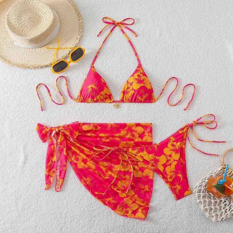 Women’s Three-Piece Bikini Set — Image 21