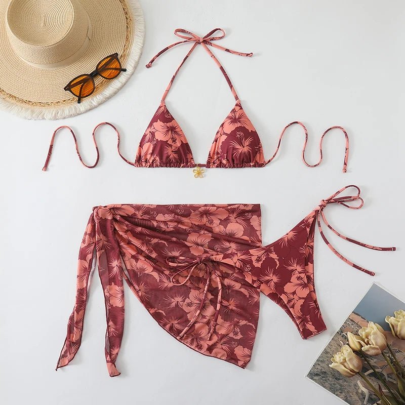 Women’s Three-Piece Bikini Set — Image 15