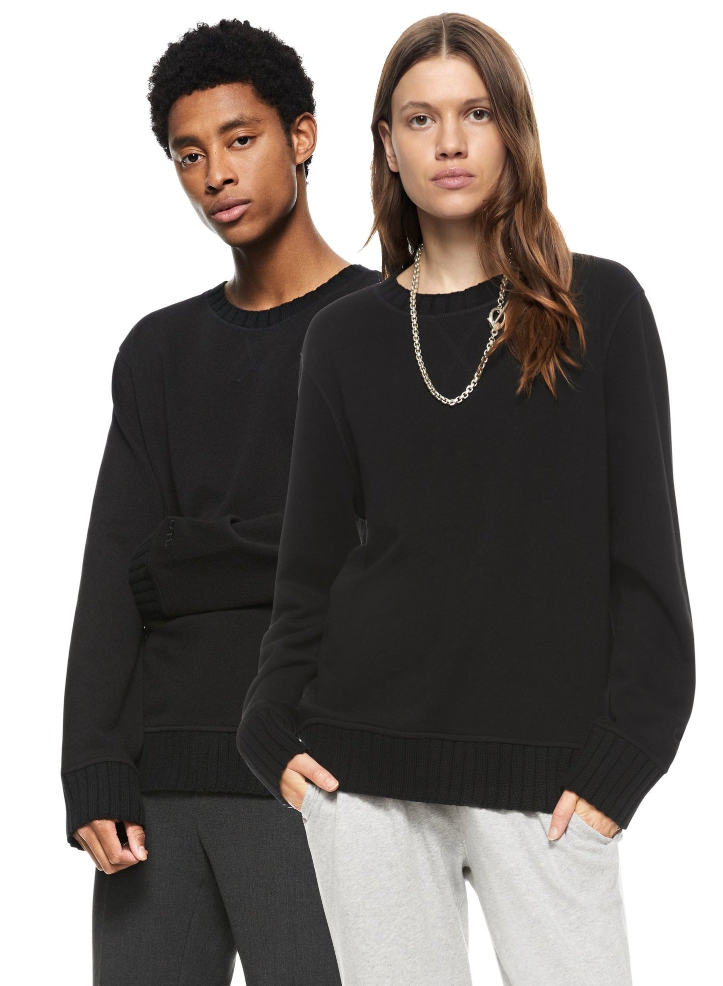 Signature Crewneck Sweatshirt (Black) - StepByStep