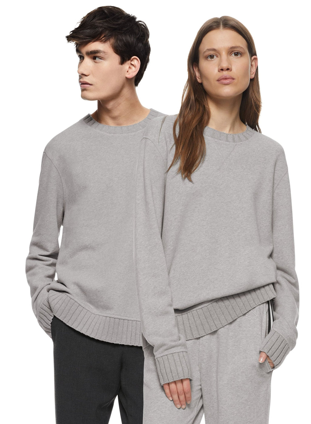 Signature Crewneck Sweatshirt (Grey Heather) - StepByStep