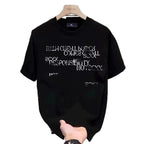 Slim Fit Fun Print Tee - Casual Summer Graphic Cotton Top - StepByStepNow