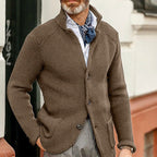 Slim Stand Collar Knitted New Cardigan Jacket - StepByStepNow